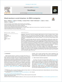 Murray et al. (2023). Mixed emotions to social situations, an fMRI investigation